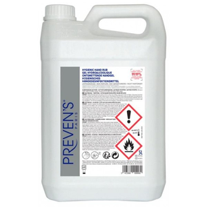 GEL HYDROALCOOLIQUE BIDON 5  LITRES AVEC 4 FIOLES